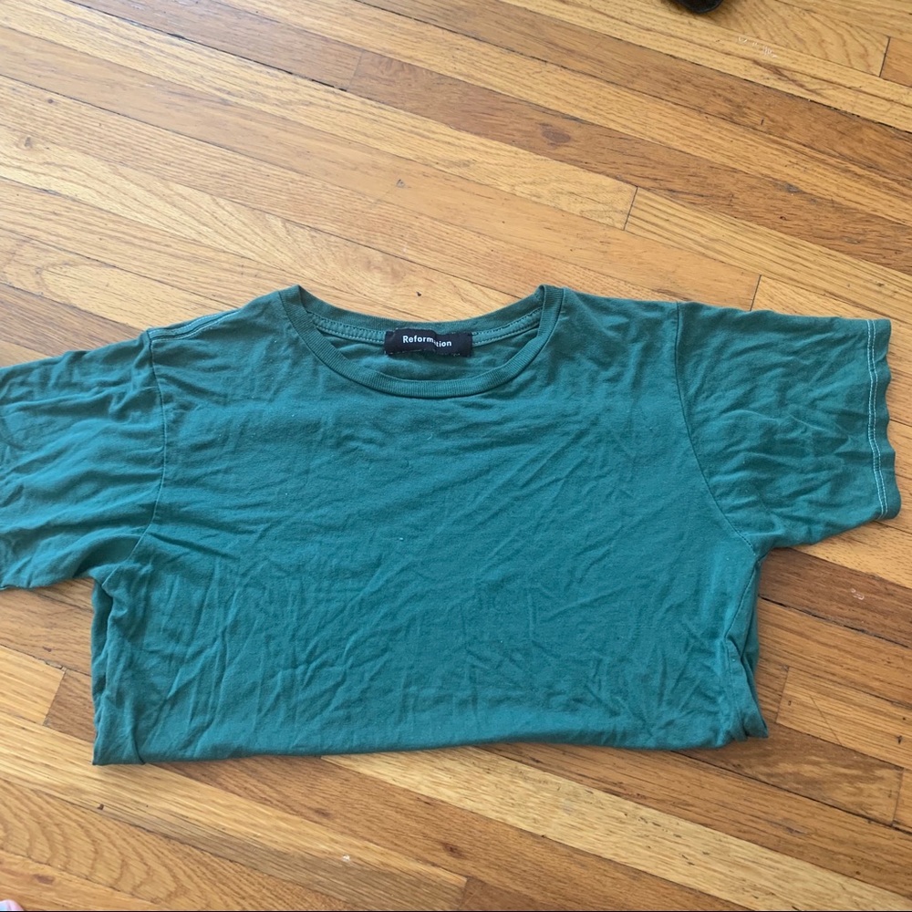 Reformation green tee